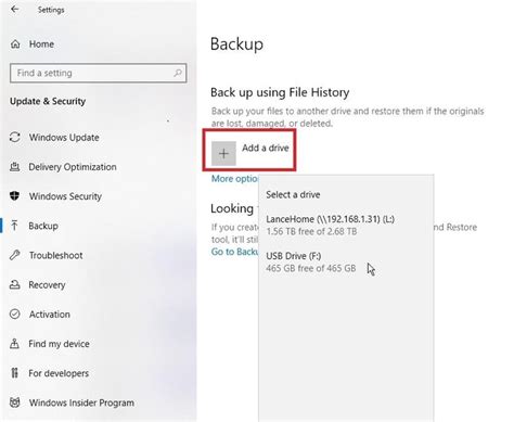 How to Backup and Restore Files in Windows 10