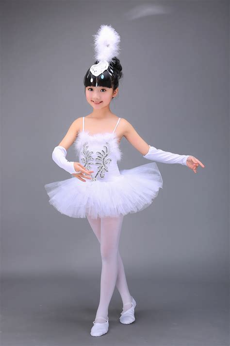 Free shipping 100 160cm ballet dress leotard stage performance costumes Dance Skirt Girls Ballet ...