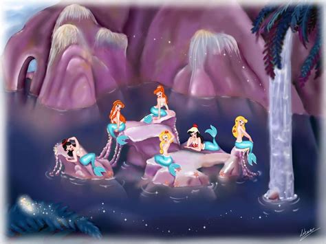 Mermaid Lagoon by lulemee | Peter pan mermaids, Disney, Disney fan art