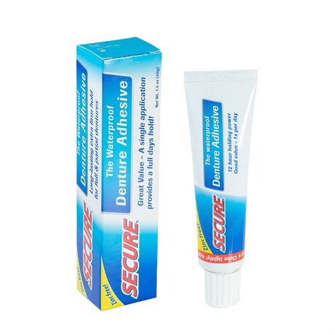 PKS000 : Secure Denture Adhesive Cream 6 x 40g