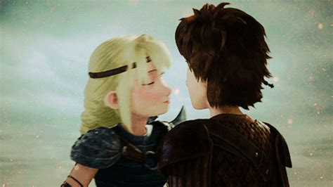 Animated gif about gif in Hiccstrid kiss by Andreea | How to train dragon, How to train your ...