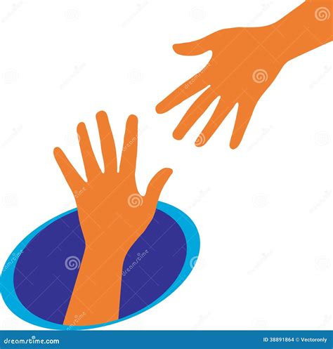 Helping Hand Stock Vector - Image: 38891864