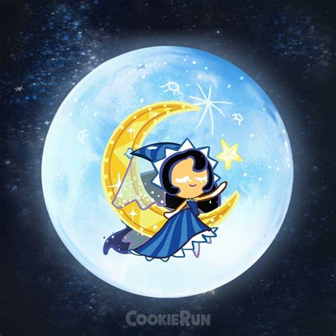 Moonlight cookie | Cookie run, Art, Fan art