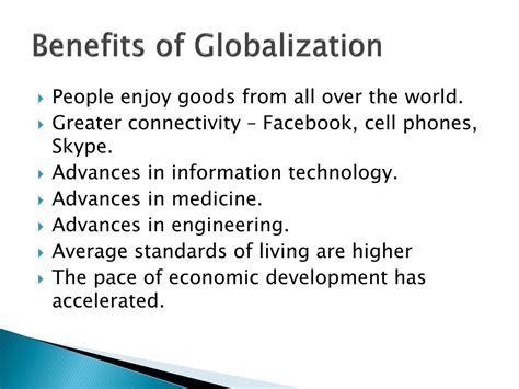 PPT - GLOBALIZATION PowerPoint Presentation, free download - ID:2673730