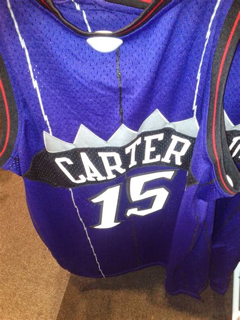 Toronto things: Vince Carter Toronto Raptors classic jersey at Sports ...