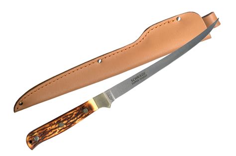 12" Schrade Steelhead Fish Fillet Knife w/ Sheath (SR-167UH)