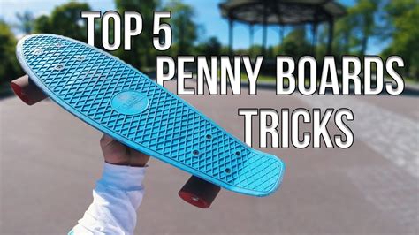 Top 5 Penny Board Tricks - YouTube