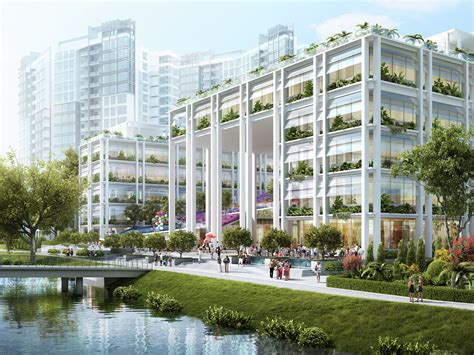 Oasis Terrace: Singapore's New Neighborhood Center and Polyclinic | ArchDaily