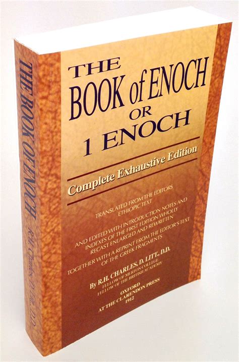 The Book Of Enoch (Enoch l) R.H. Charles Translation Complete Exhaustive 450 pag