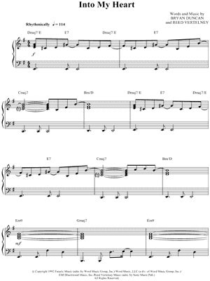 "Into My Heart" Sheet Music - 1 Arrangement Available Instantly - Musicnotes