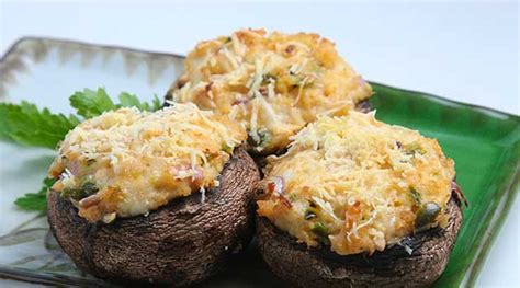 Copycat Olive Garden Stuffed Mushrooms Recipe - Flavorite