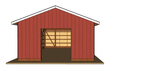 20x30 Pole Barn - Free DIY Plans | MyOutdoorPlans | Free Woodworking Plans and Projects, DIY ...