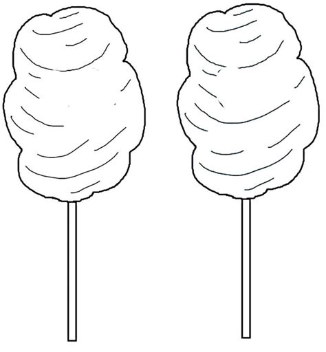 Cotton Candy Coloring Pages – ColoringMe.com