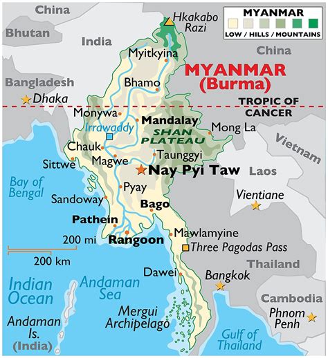 Myanmar Maps & Facts - World Atlas