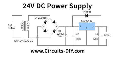 Circuit Diagram Of 24vdc Power Supply