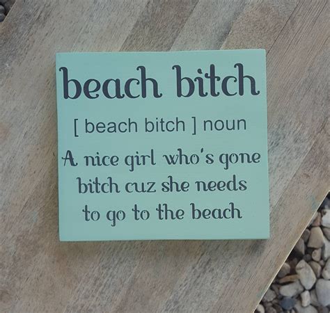 Funny Beach Sign Beach Gift beach decor Beachy sign beach | Etsy