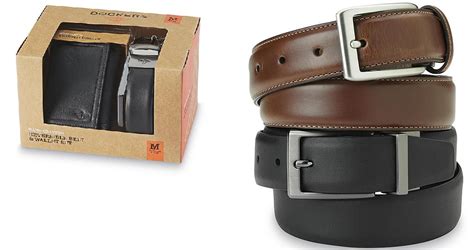 2-Pack Dockers Men's Synthetic Dress Belts $8.49, Reversible Belt and ...