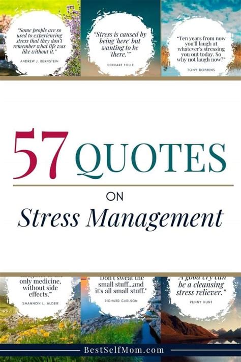 57 Best Quotes On Stress Management | Best Self Mom