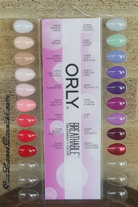 Breathable Nail Polish Orly - Nail Ftempo