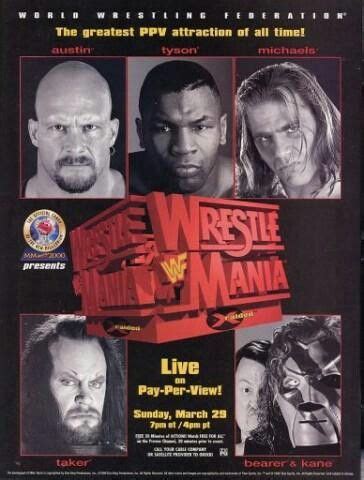 Wrestlemania 14 | Wrestling posters, Wwe ppv, Wwe wrestlers