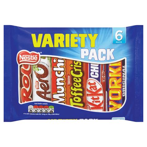 Nestle Milk Chocolate Bar Selection Multipack 264g 6 Pack - 12297992 | Now on Staples