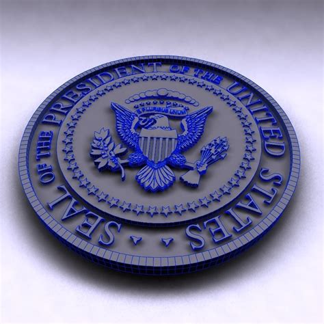 Presidential Seal 3D model | CGTrader