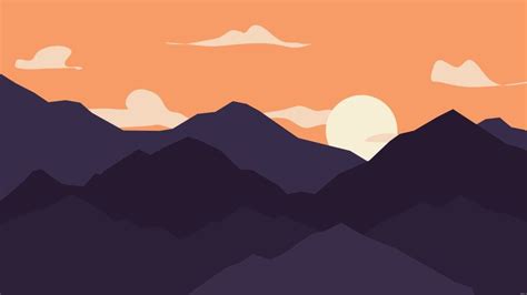 Sunset Mountain Background in Illustrator, SVG, JPG, EPS, PNG - Download | Template.net