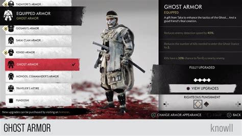 Ghost of Tsushima: Armor Guide