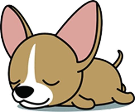 Amazon.com: Cute Sleepy Lazy Chihuahua Puppy Dog Cartoon Vinyl Sticker (2" Tall, Chihuahua ...