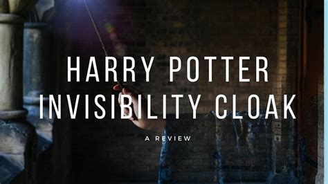 HARRY POTTER INVISIBILITY CLOAK REVIEW - YouTube