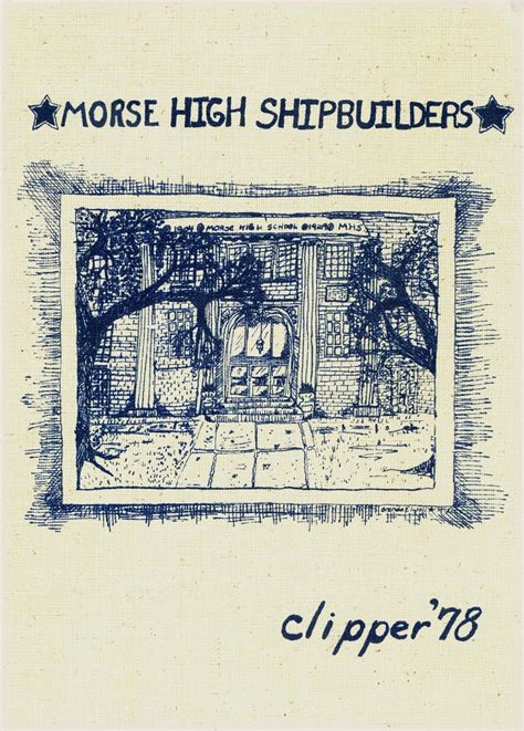 1978 yearbook from Morse High School from Bath, Maine for sale