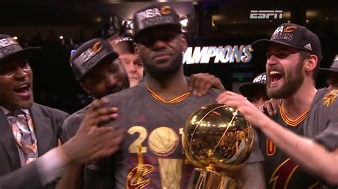 Cleveland Cavaliers 2016 NBA Championship Trophy Ceremony