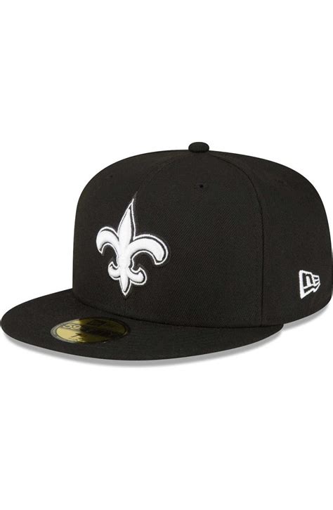 New Era Men's New Era Black New Orleans Saints Super Bowl XLIV Side Patch 59FIFTY Fitted Hat ...