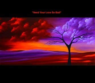 Landscape painting - Need Your Love so Bad | Modern landscape painting, Modern painting ...