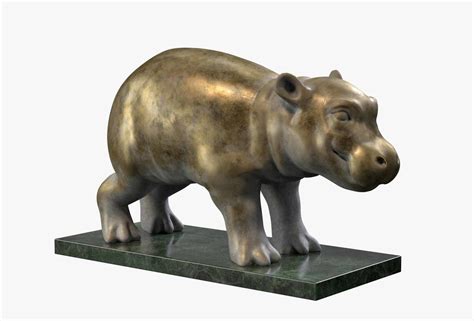 3D asset Hippo Sculpture | CGTrader