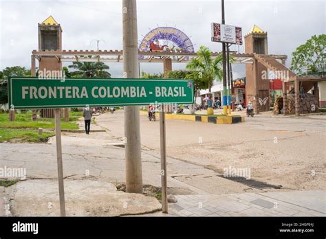 Leticia, Amazonia, Colombia, December 28, 2021. Colombian town on the border with Brazil and ...