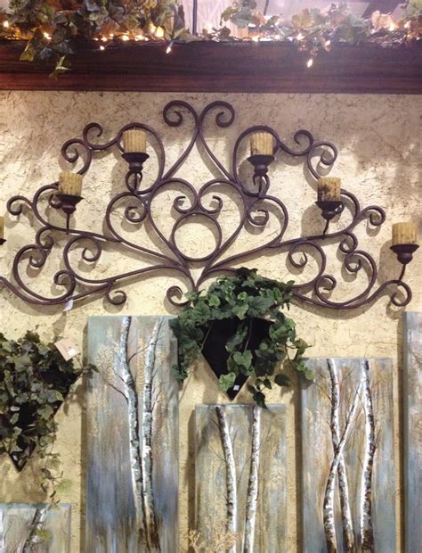 Love this wrought iron wall art!! If you know where I can order this ...