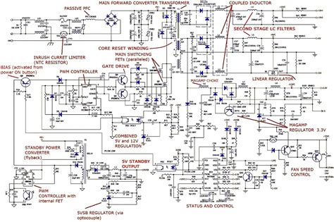 300w Atx Power Supply Schematic Diagrams - Circuit Diagram