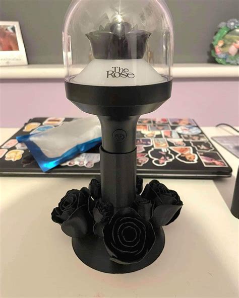 The Rose Lightstick Stand Holder Kpop Light Stick Display - Etsy