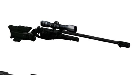 blaser r93 sniper rifle 3d obj