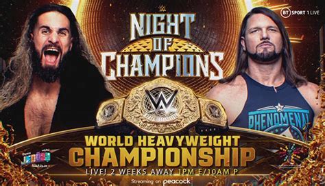 Updated Card For WWE Night of Champions | 411MANIA