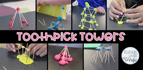 Marshmallow Tower Challenge With Toothpicks