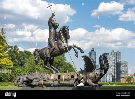 Bronze Statue St George Dragon High Resolution Stock Photography and Images - Alamy