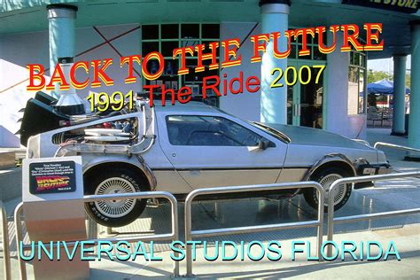 Back to the Future The Ride poster Mixed Media by David Lee Thompson - Fine Art America