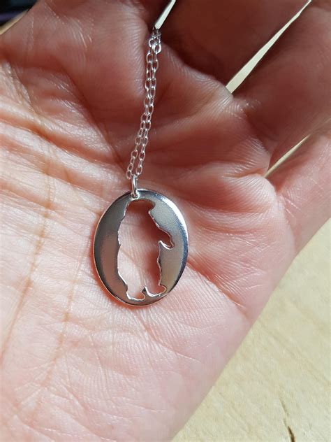 Silver Bear Necklace Pendant Bear Jewelry Animal Jewellery | Etsy