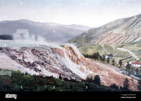 Mammoth Terraces Mammoth Terraces Stock Photo - Alamy