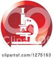 Clipart Of A Black And White Scientific Microscope - Royalty Free Vector Illustration by Lal ...