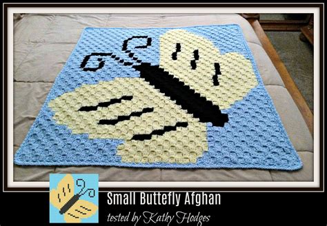 Small Butterfly Afghan, C2C Crochet Pattern, Written Row Counts, C2C Graphs, Corner to Corner ...