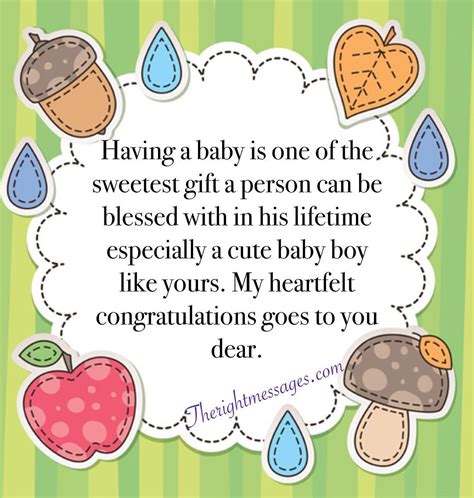 Congratulations On Baby Boy Messages
