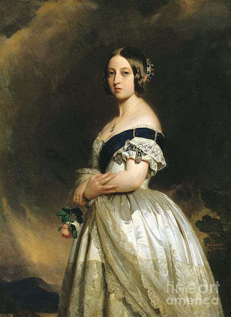 Queen Victoria Painting by Franz Xaver Winterhalter